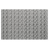 Abstraktes Schwarz-weißes Zebra-Tiermuster Stoff (Yard (91,4 cm))