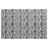 Abstraktes Schwarz-weißes Zebra-Tiermuster Stoff (Fat Quarter (45,7 x 55,9 cm))