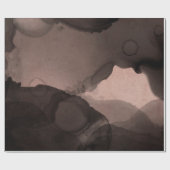 Abstraktes Schwarzes Elfenbein, cremig gestrichene Geschenkpapier (Flach)