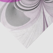 Abstraktes Schwarzes Grau mit Magenta Fraktal Kuns Seidenpapier (Detail)