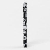 Abstraktes, schwarzes, graues, weißes Gehäuse Case-Mate iPhone Hülle (Hinten/Rechts)