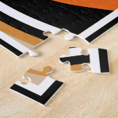 Abstraktes schwarzes Muster Puzzle (Seite)