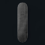 Abstraktes Schwarzes Muster Skateboard<br><div class="desc">Abstraktes Schwarzweißmuster</div>