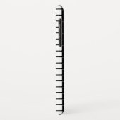 Abstraktes Schwarzes Piano Case-Mate iPhone Hülle (Hinten/Links)