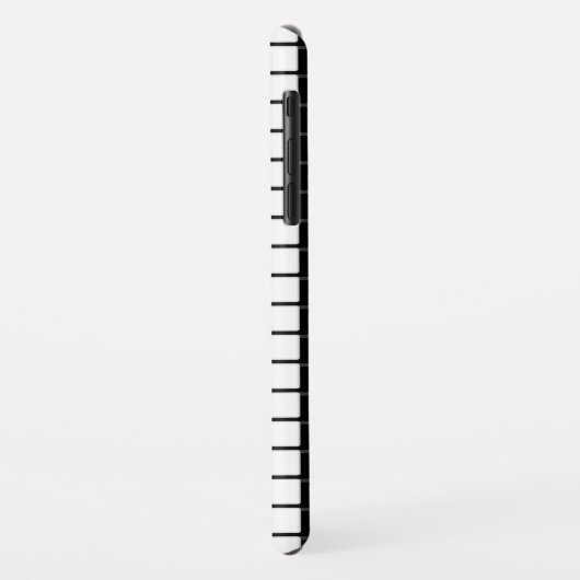 Abstraktes Schwarzes Piano Case-Mate iPhone Hülle (Hinten/Links)