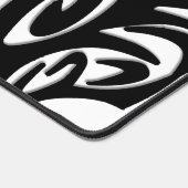 Abstraktes Schwarzes Stammes Schreibtischunterlage (Ecke)