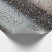 Abstraktes Schwarzweiß-Bild Geschenkpapier (Ecke)