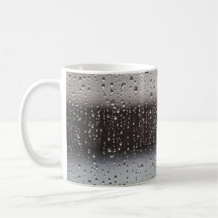 Abstraktes Schwarzweiß-Bild Kaffeetasse
