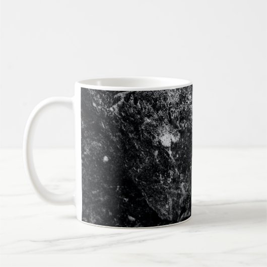 Abstraktes Schwarzweiß-Bild Kaffeetasse (Links)