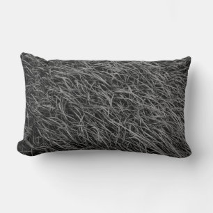 Abstraktes Schwarzweiß-Bild Lendenkissen