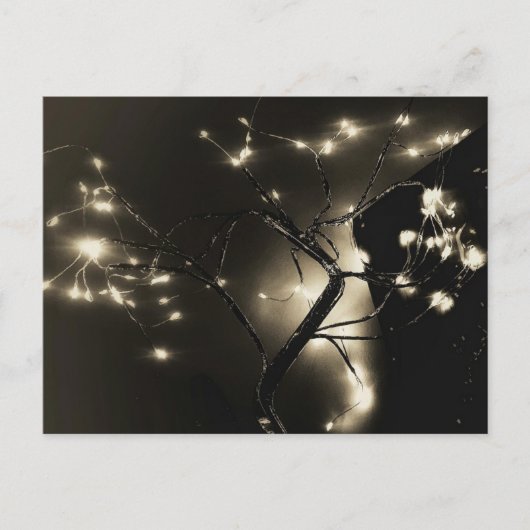 Abstraktes Schwarzweiß-Foto Postkarte (Vorderseite)