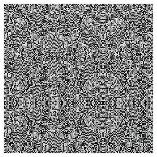 Abstraktes Schwarzweißmuster Stoff (Muster)