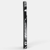 Abstraktes Schwarzweißwinkel Case-Mate iPhone Hülle (Hinten/Rechts)