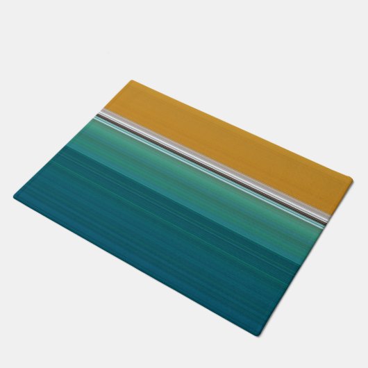 Abstraktes Schwimmbad Fußmatte (Schrägansicht)