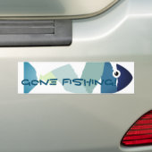 Abstraktes Schwimmen Blauer Fisch Autoaufkleber (Auf Auto)