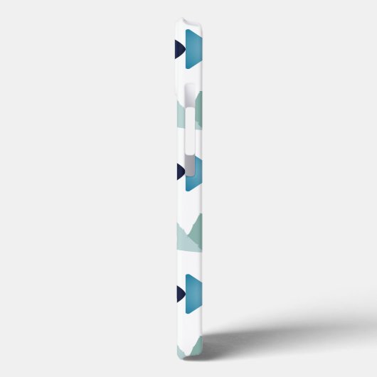 Abstraktes Schwimmen Blauer Fisch Case-Mate iPhone Hülle (Rückseite / Links)