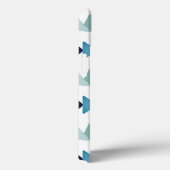 Abstraktes Schwimmen Blauer Fisch Case-Mate iPhone Hülle (Rückseite / Rechts)