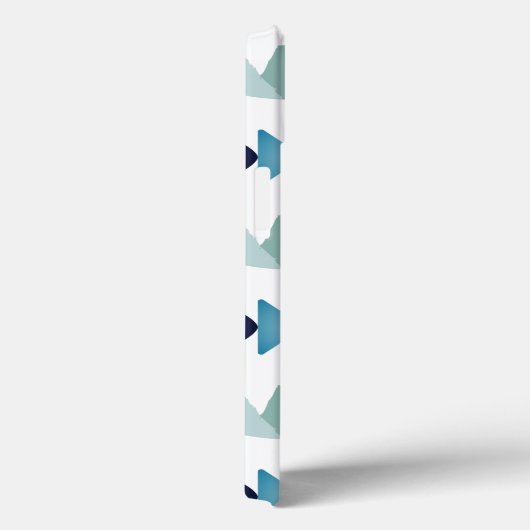 Abstraktes Schwimmen Blauer Fisch Case-Mate iPhone Hülle (Rückseite / Rechts)