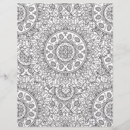 Abstraktes Scrapbook-Papier für die Farbseite