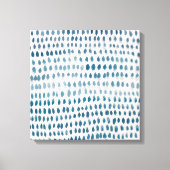 Abstraktes Sea Glass Muster Malerei Leinwanddruck (Vorderseite)