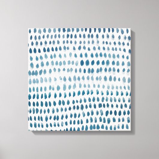 Abstraktes Sea Glass Muster Malerei Leinwanddruck (Vorderseite)