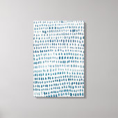 Abstraktes Sea Glass Muster Malerei Leinwanddruck (Vorderseite)