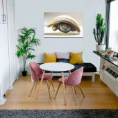 Abstraktes Seashell Eye Wall Art Deco Leinwanddruck