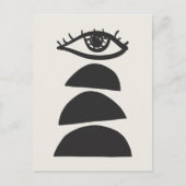 Abstraktes Sehvermögen mit Balanciersteinen Trends Postkarte (Vorderseite)