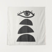 Abstraktes Sehvermögen mit Balanciersteinen Trends Wandteppich (Vorderseite)