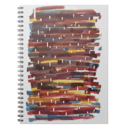 Abstraktes Sepia Notizblock