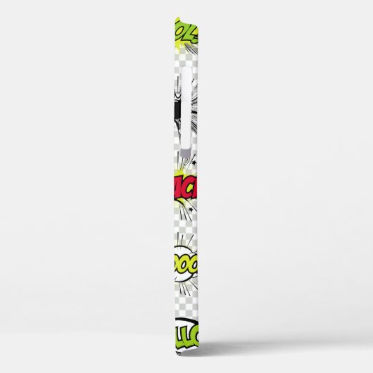 abstraktes Set von Pop-Kunstobjekten auf einem spe Case-Mate iPhone Hülle (Rückseite / Links)