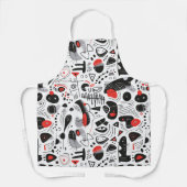 Abstraktes Shapescape-Muster Schürze (Vorderseite)
