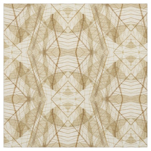 Abstraktes Sheer Cream Beige Muster Stoff (Muster)