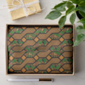 Abstraktes Shimmy-Holzmuster Seidenpapier (Geschenk)