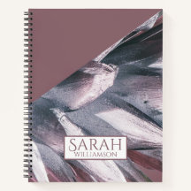 Abstraktes Silber Ananas-Spikes-Notebook