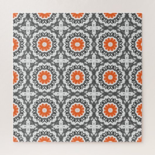 Abstraktes Silber: Geometrisches Nahtloses Design. Puzzle (Vertikal)
