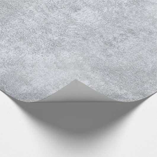 Abstraktes Silberpapier Geschenkpapier (Ecke)