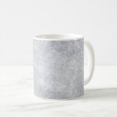 Abstraktes Silberpapier Kaffeetasse (VorderseiteRechts)