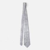 Abstraktes Silberpapier Krawatte (Rückseite)