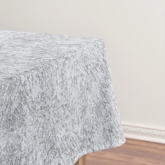 Abstraktes Silberpapier Tischdecke (Beispiel)