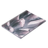 Abstraktes Silver Spikes Hardcover-Notebook Notizblock (Linke Seite)