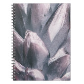 Abstraktes Silver Spikes Hardcover-Notebook Notizblock (Vorderseite)