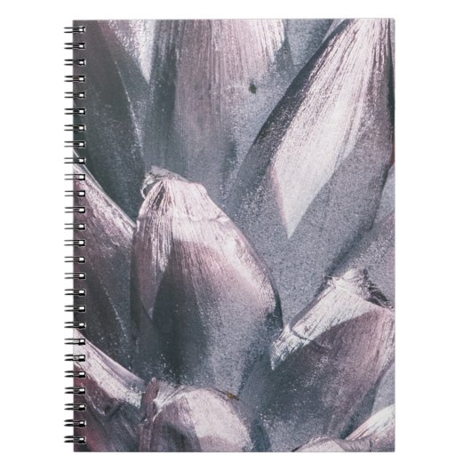 Abstraktes Silver Spikes Hardcover-Notebook Notizblock (Vorderseite)