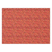 Abstraktes skandinavisches Muster in rotem Schatte Tischdecke (Vorderseite (Horizontal))