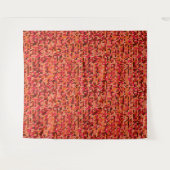 Abstraktes skandinavisches Muster in rotem Schatte Wandteppich (Vorderseite (Horizontal))