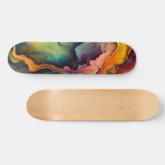 Abstraktes Skateboard (Horizontal)