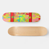 Abstraktes Skateboard (Horizontal)