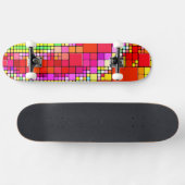 Abstraktes Skateboard 93 (Horizontal)