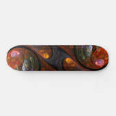 Abstraktes Skateboard "Fluid Connection" (Horizontal)
