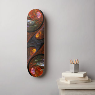 Abstraktes Skateboard "Fluid Connection"